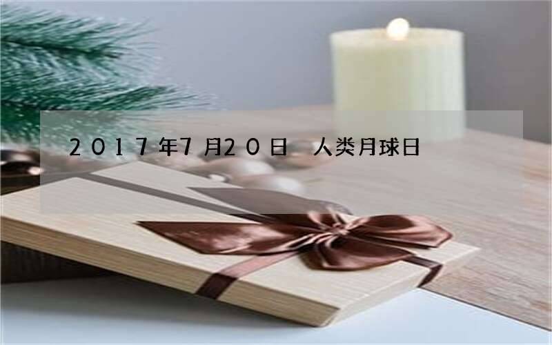 2017年7月20日 人类月球日